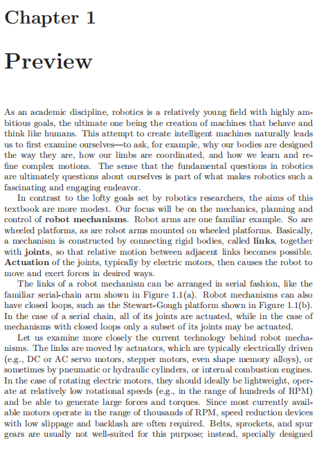 机器人力学、规划和控制 英文PDF_人工智能教程