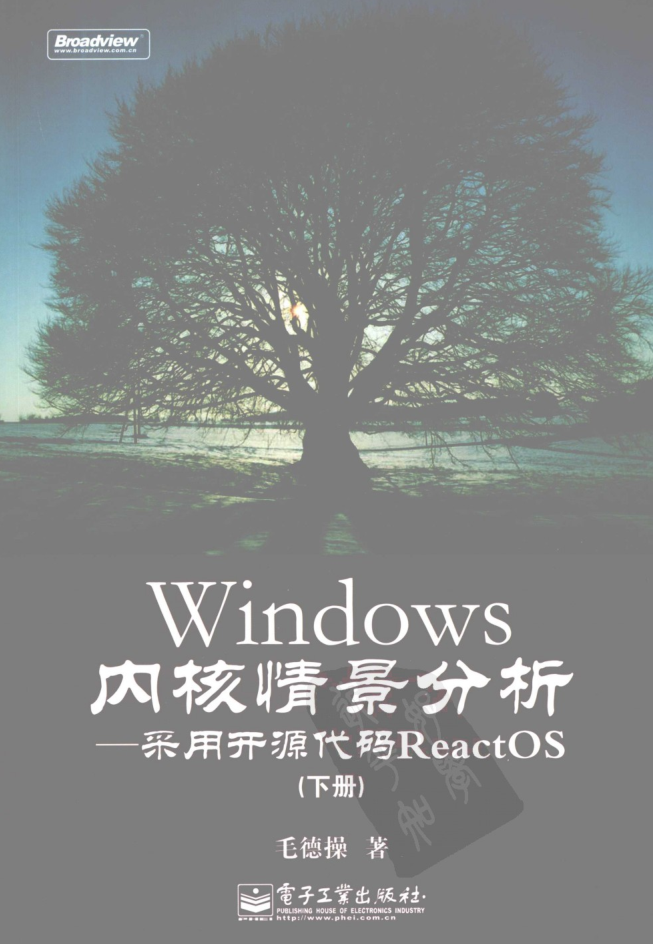 Windows内核情景分析 下 毛德操著 中文_操作系统教程