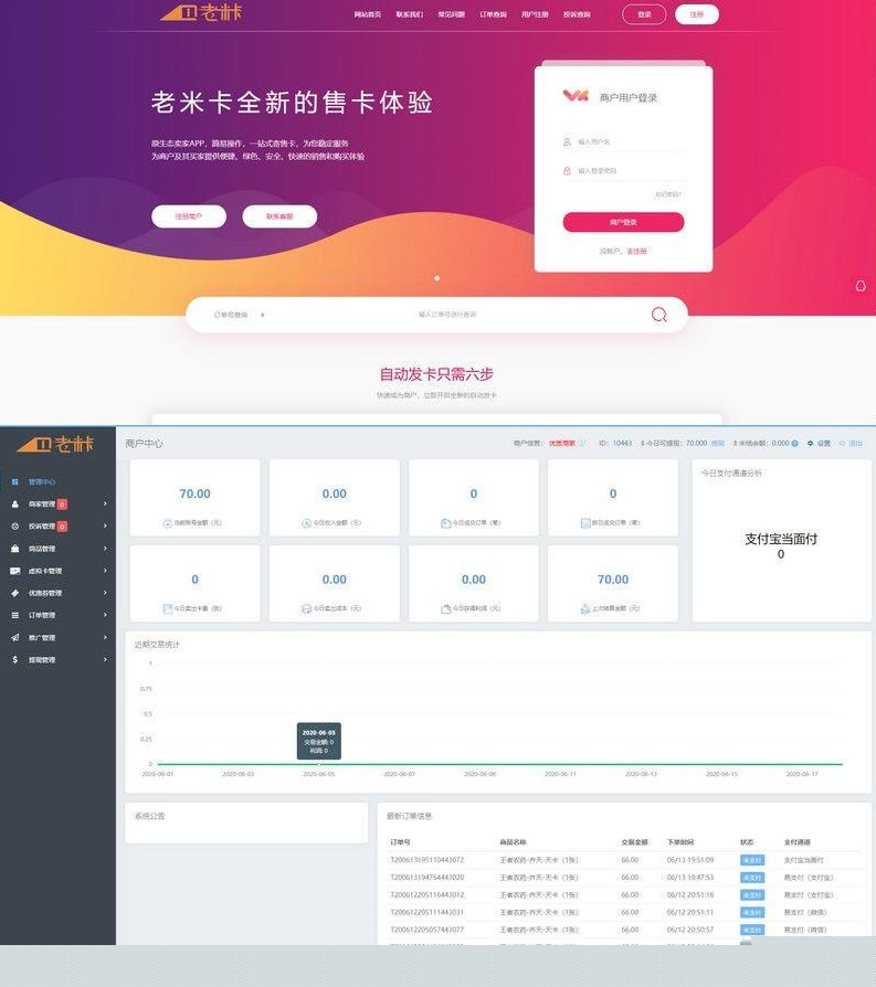 【二开发版发】老米卡API分销系统知宇发系统核心PHP源代码插图