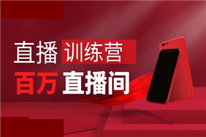 直播训练营：打造百万销售直播间 教会你如何直播带货，抓住直播大风口