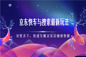 京东快车与搜索最新玩法：双管齐下月销百万