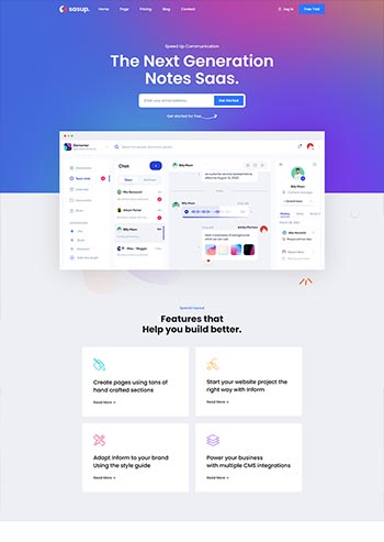 平面广告设计公司IT网络软件HTML5模板