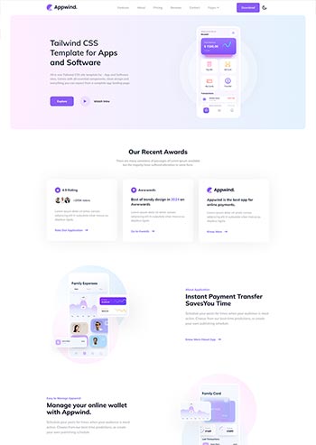 APP开发网站源码_软件公司网站模板代码