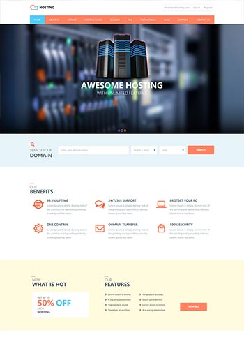 外国商务服务器IDC运营商网站html网站托管服务企业模板