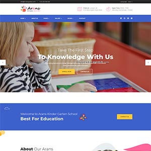 幼儿园早教中心网站Bootstrap响应式模板